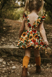 Sunflower Pinafore Dress